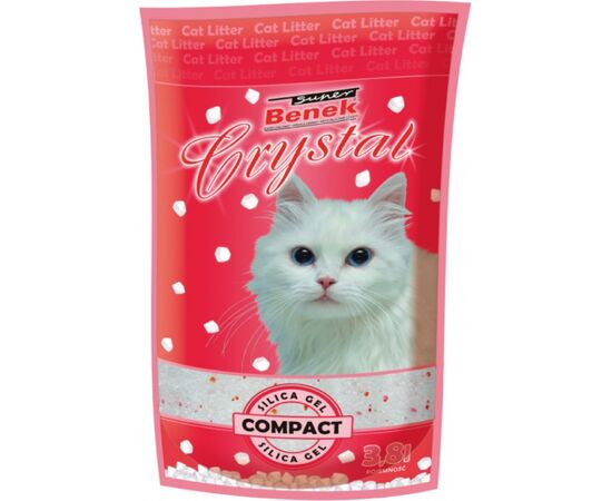 CERTECH CAT LITTER SUPER CRYSTAL COMPACT NATURAL - SILICONE CAT LITTER 13 KG