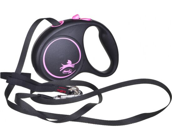 FLEXI BLACK DESIGN S 5 M DOG RETRACTABLE LEAD