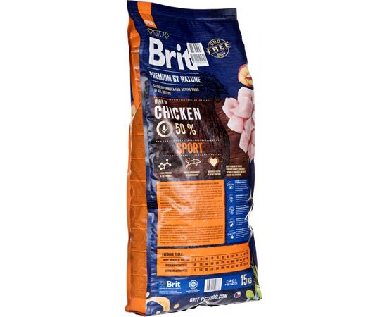 BRIT PREMIUM BY NATURE SPORT - DRY DOG FOOD - 15KG
