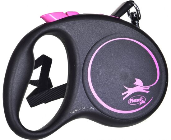 FLEXI BLACK DESIGN S 5 M DOG RETRACTABLE LEAD