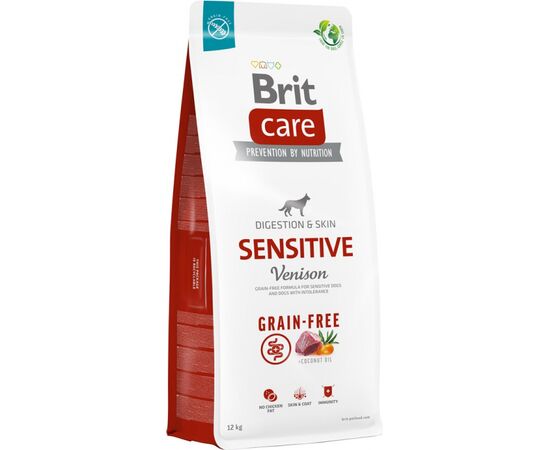 BRIT DRY FOOD FOR DOGS WITH FOOD INTOLERANCES BRIT CARE DOG GRAIN-FREE SENSITIVE VENISON 12KG