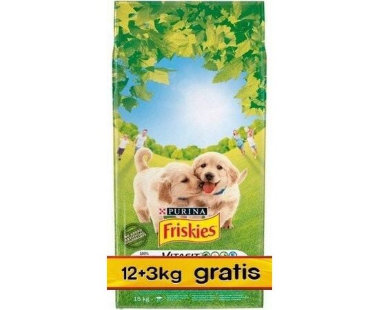 PURINA NESTLE PURINA FRISKIES JUNIOR - DRY DOG FOOD - 12 + 3 KG