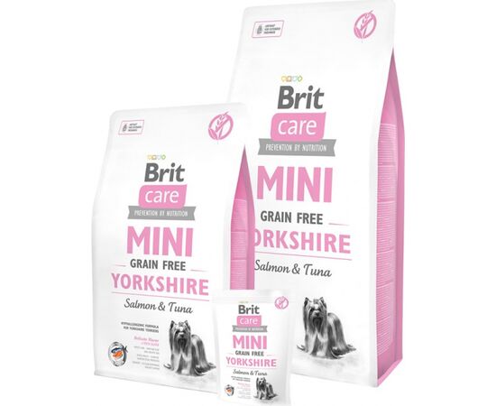 BRIT CARE MINI GRAIN FREE YORKSHIRE 2 KG ADULT SALMON, TUNA