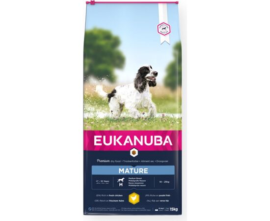 EUKANUBA MATURE 15 KG ADULT CHICKEN