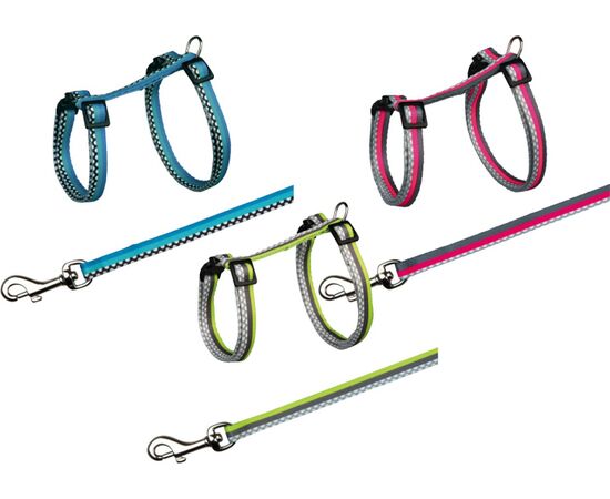 TRIXIE TRXIE ADJUSTABLE CAT HARNESS WITH LEASH 41862