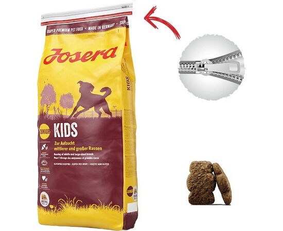 JOSERA 1115 DOGS DRY FOOD PUPPY CORN,LAMB,POULTRY,RICE,SALMON 15 KG