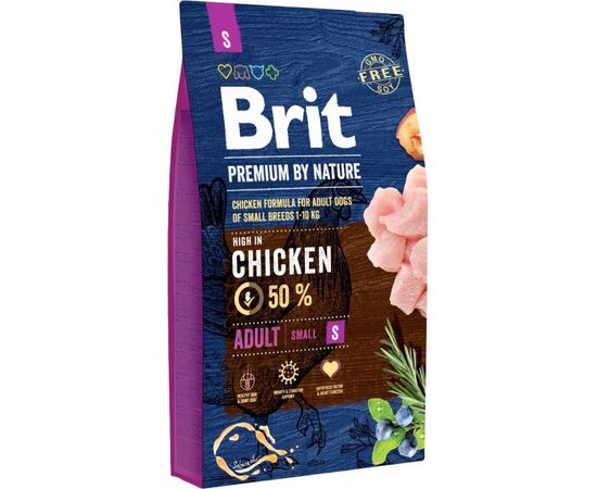 BRIT PREMIUM BY NATURE ADULT S - DRY DOG FOOD - 8KG
