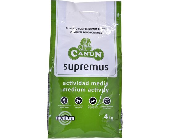 CANUN SUPREMUS MEDIUM ACTIVITY - DRY DOG FOOD - 4 KG