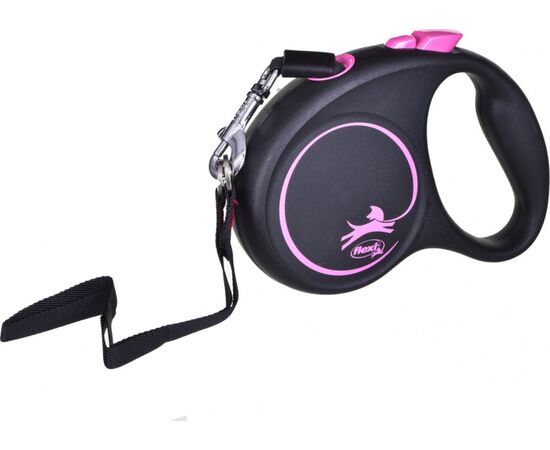 FLEXI BLACK DESIGN S 5 M DOG RETRACTABLE LEAD