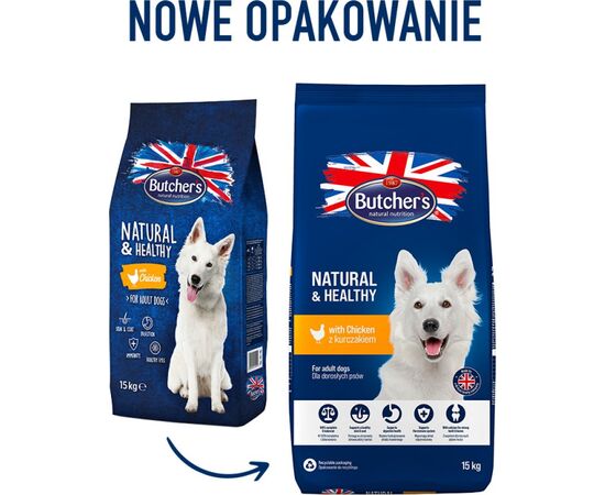 BUTCHER'S PET CARE 5011792002061 DOGS DRY FOOD 15 KG ADULT CHICKEN