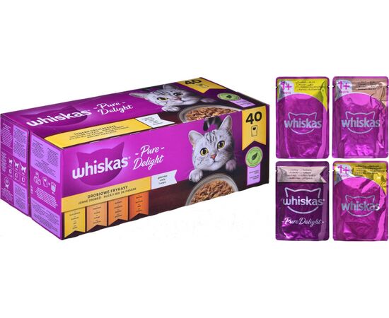 WHISKAS CHICKEN STEW JELLY 40 X 85 G
