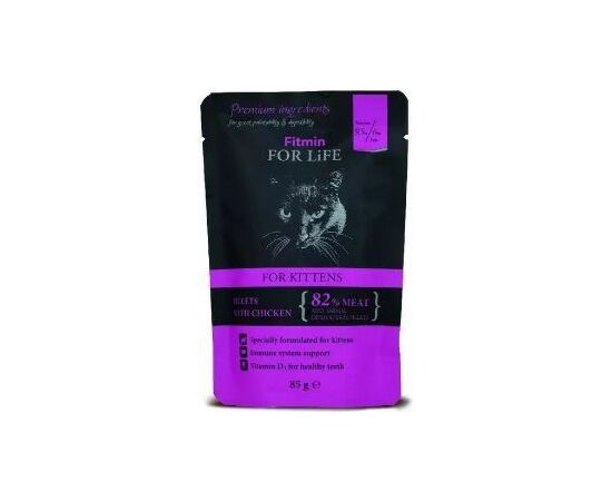 FITMIN FFL WITH CHICKEN IN A SAUCE FOR KITTENS 85 G