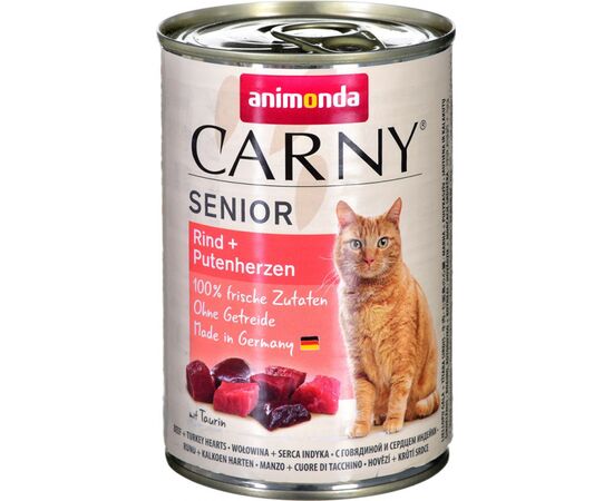 ANIMONDA CARNY SENIOR BEEF AND TURKEY HEARTS 400 G