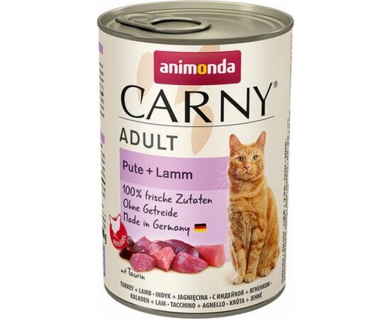 ANIMONDA CAT CARNY ADULT TURKEY WITH LAMB - WET CAT FOOD - 400G