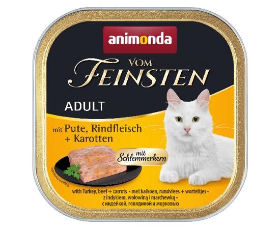 ANIMONDA VOM FEINSTEN GOURMET CENTRE WITH TURKEY, BEEF MEAT + CARROTS