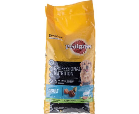 PEDIGREE ADULT PROFESSIONAL LAMB DRY DOG FOOD - 15KG