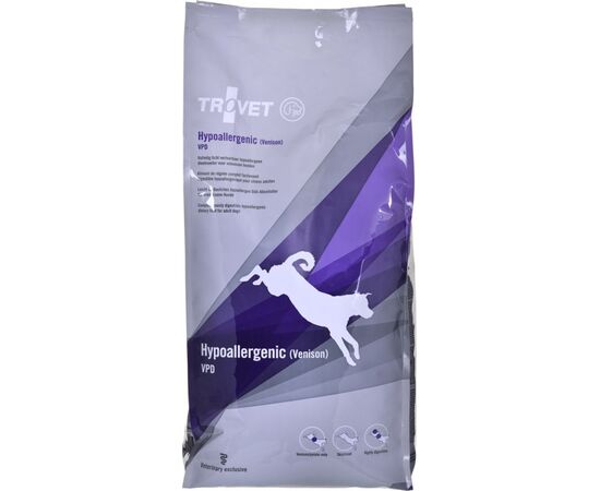 TROVET HYPOALLERGENIC VPD WITH VENISON - DRY DOG FOOD - 3 KG