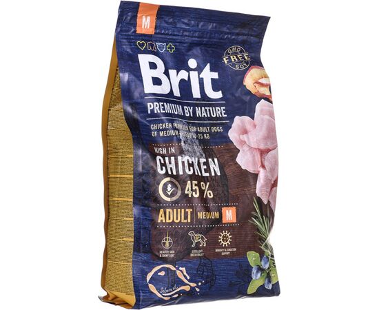 BRIT PREMIUM BY NATURE ADULT M  - DRY DOG FOOD - 3KG