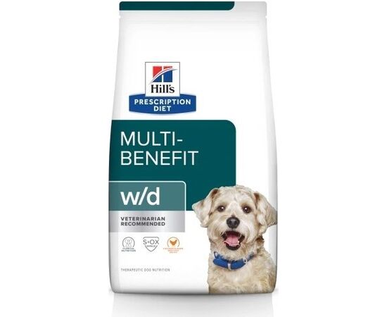 HILL'S PRESCRIPTION DIET W/D DIGESTIVE WEIGHT DIABETES MANAGEMENT - DRY DOG FOOD - 10 KG