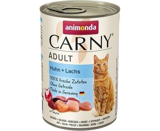 ANIMONDA CAT CARNY ADULT CHICKEN WITH SALMON - WET CAT FOOD - 400G
