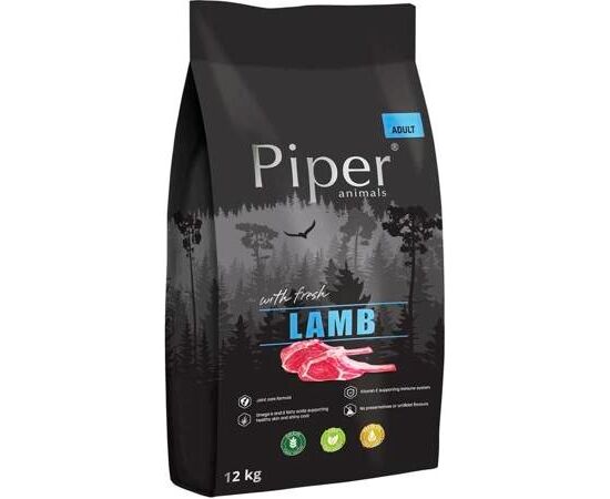 DOLINA NOTECI PIPER ANIMALS WITH LAMB - DRY DOG FOOD - 12 KG