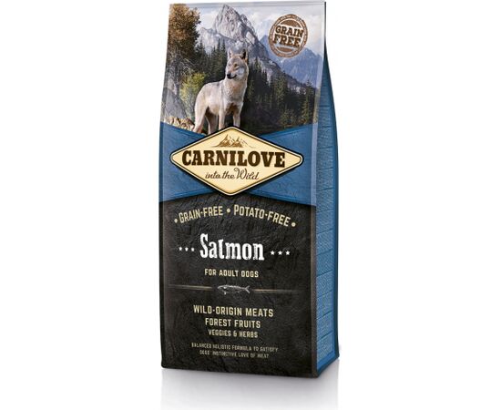 CARNILOVE KARMA Z ŁOSOSIEM DLA PSÓW DOROSŁYCH 12KG