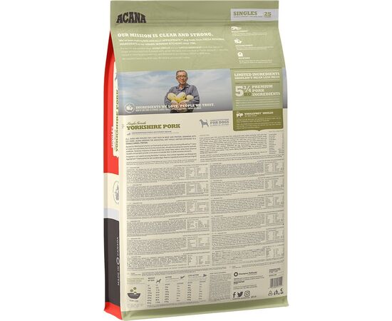 ACANA SINGLES YORKSHIRE PORK  11,4 KG