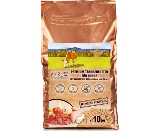 O'CANIS DRY ROAST DOG FOOD- BEEF FLAVOR- 10 KG