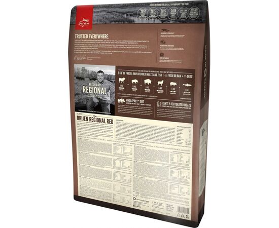 ORIJEN REGIONAL RED 11.4 KG ADULT BEEF, LAMB, PORK