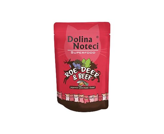 DOLINA NOTECI SUPERFOOD WITH ROE DEER AND BEEF - WET CAT FOOD - 85G