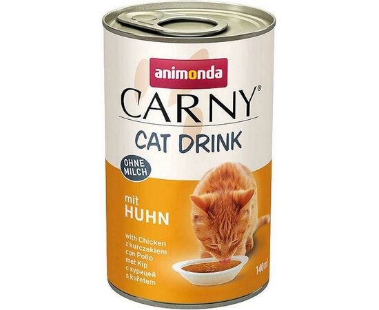 ANIMONDA CARNY CAT DRINK  CHICKEN - CAT TREATS - 140 ML