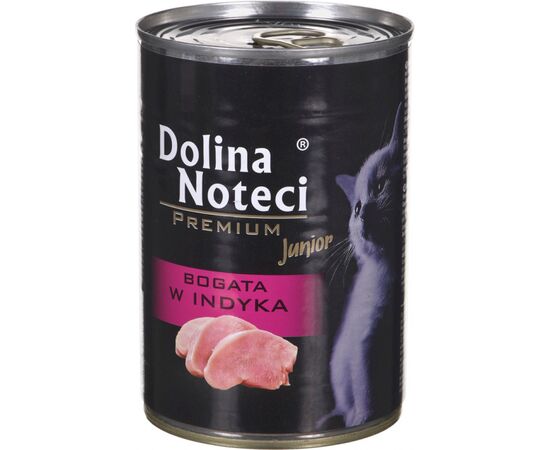 DOLINA NOTECI PREMIUM JUNIOR RICH IN TURKEY - WET CAT FOOD - 400 G