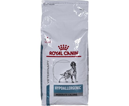 ROYAL CANIN HYPOALLERGENIC MOD CAL DOG DRY 14KG