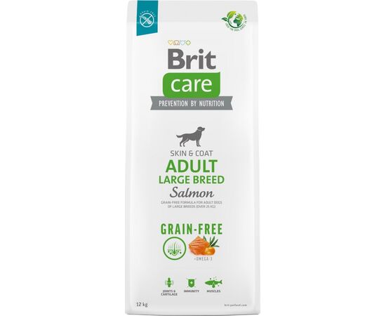 BRIT DRY DOG ​​FOOD - BRIT CARE GRAIN-FREE ADULT SALMON WITH POTATOES - 12 KG