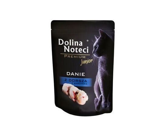 DOLINA NOTECI DNP COD WITH SARDINE JUNIOR CAT 85G