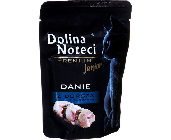 DOLINA NOTECI DNP COD WITH SARDINE JUNIOR CAT 85G