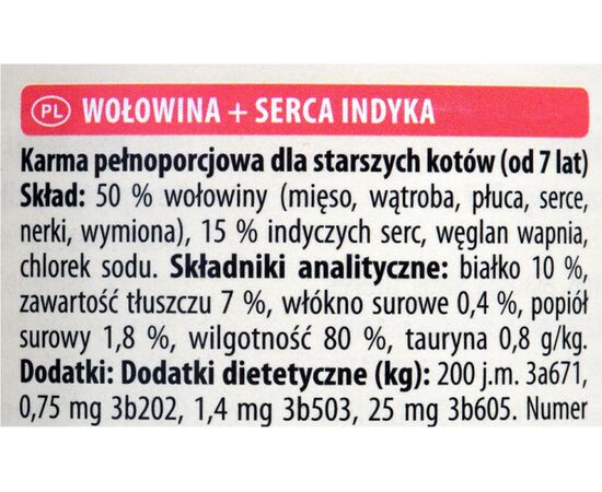 ANIMONDA CARNY SENIOR BEEF AND TURKEY HEARTS 400 G