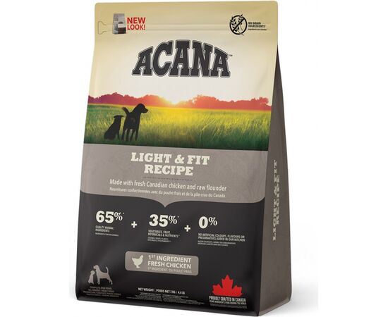 ACANA HERITAGE ADULT LIGHT & FIT DOG  2KG