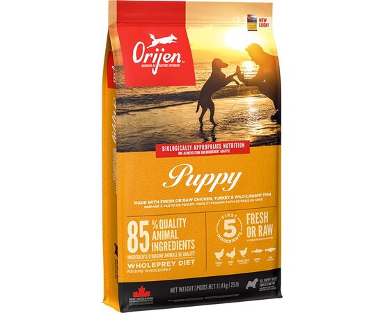 ORIJEN PUPPY CHICKEN, FISH, TURKEY 11.4 KG