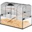 ZOLUX CAGE NEO PANAS LITTLE WITH GLASS CUVETTE, BLACK