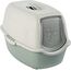 ROTHO BAILEY HOODED LITTER BOX GREEN, WHITE