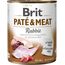 BRIT WET DOG FOOD BRIT PATÉ & MEAT RABBIT 800 G