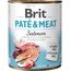 BRIT PATÉ & MEAT WITH SALMON - 800G