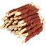 HILTON DUCK WRAP WHITE RAWHIDE STICK - DOG CHEW - 500G