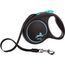 FLEXI AUTOMATIC LEASH BLACK DESIGN M 5 M, BLUE