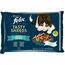 PURINA NESTLE FELIX TASTY SHREDS WITH SALMON AND TUNA - 4X 80G