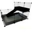C&C MODULAR CAGE ONE-STOREY 3X2 + LOFT 2X1 + SILVER RAMP