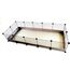 C&C MODULAR CAGE 5X2 PIG RABBIT HEDGEHOG SILVER 180 X 75 X 37 CM