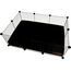 C&C MODULAR CAGE 3X2 110X75 CM GUINEA PIG, HEDGEHOG, BLACK