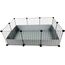 C&C MODULAR CAGE 3X2 110X75 CM GUINEA PIG, HEDGEHOG, SILVER GREY